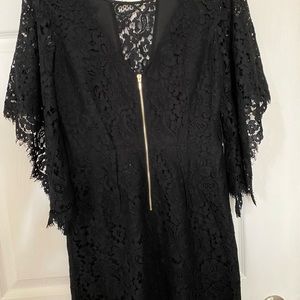 Black super flattering lace dress